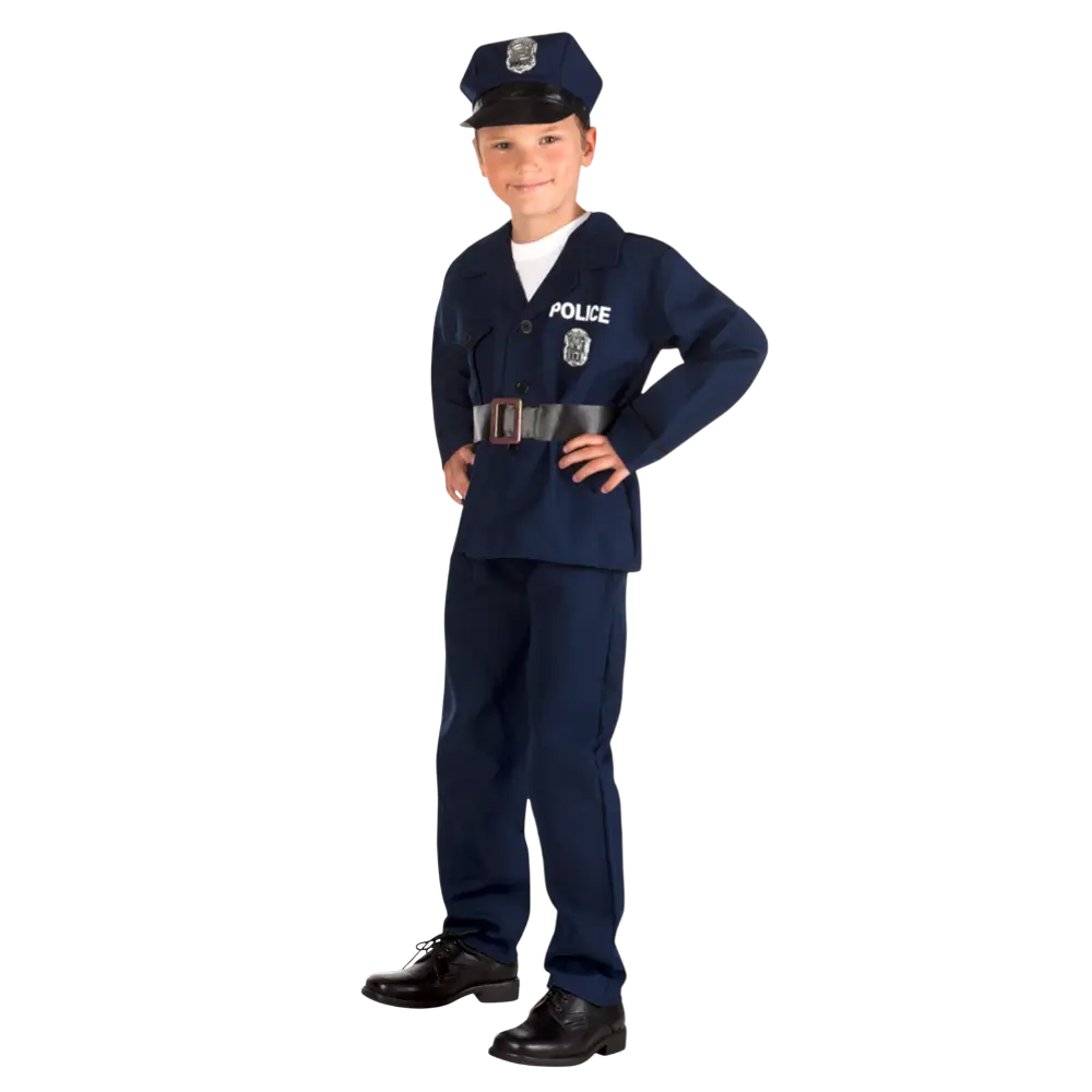  Police officer costume (7-9 years)