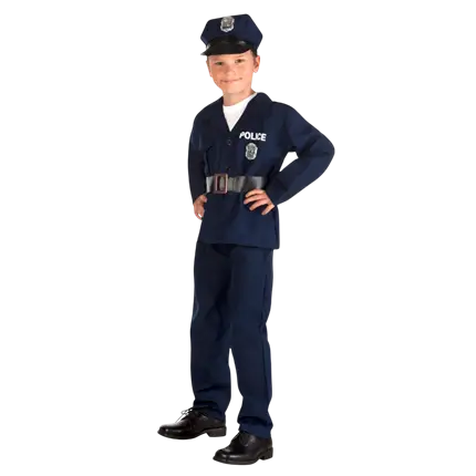  Police officer costume (7-9 years)