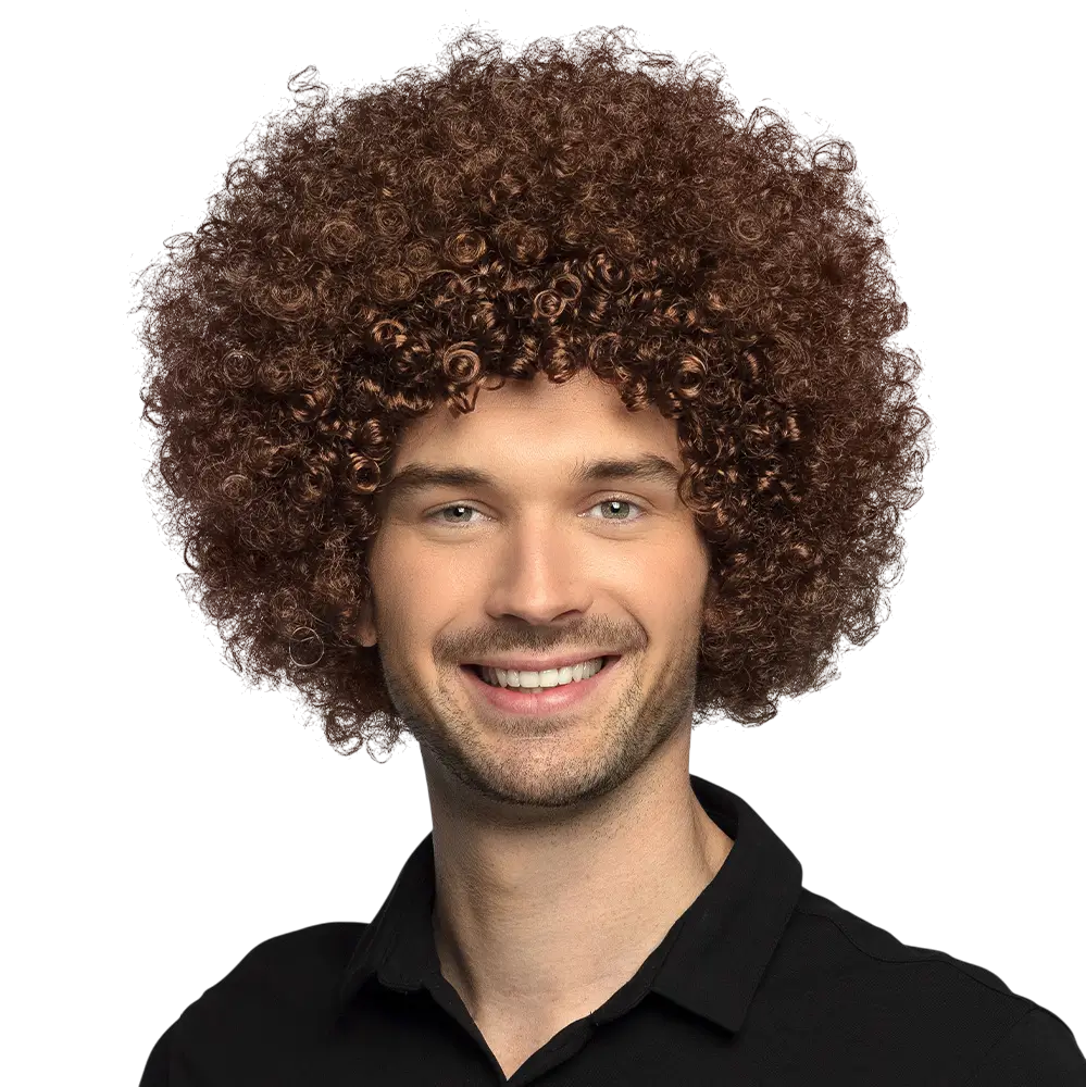 Groove brown wig
