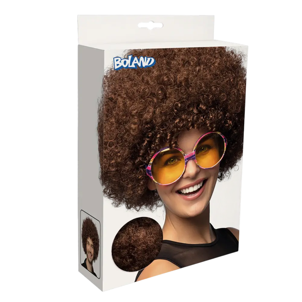 Groove brown wig