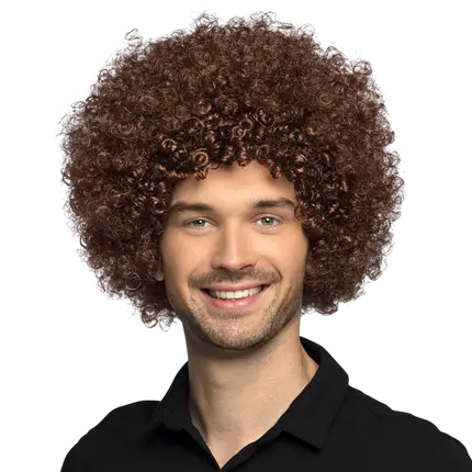 Groove brown wig
