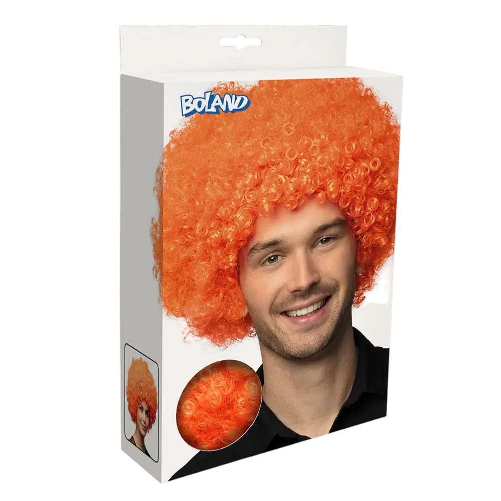 Groove orange wig