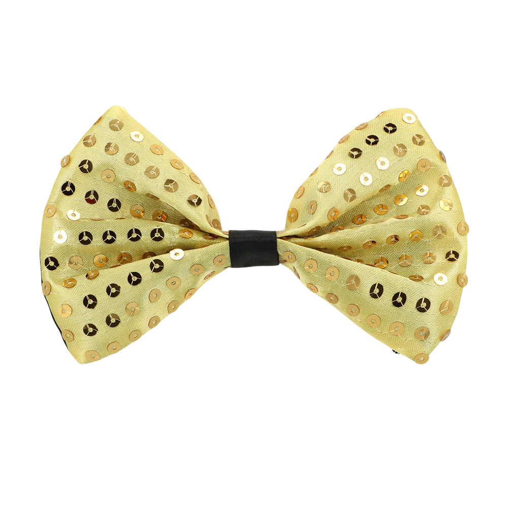 Sequin vest and bow tie “Spangles” – Size M/L – Gold