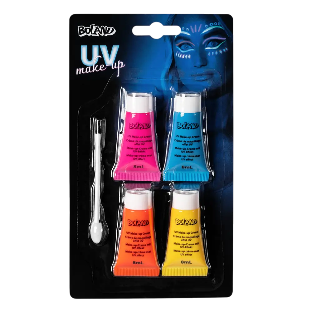 UV neon make-up set