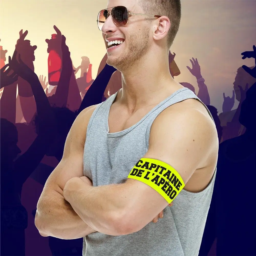 Captain of the Aperitif" Yellow Armband - EVG and Evening Accessory