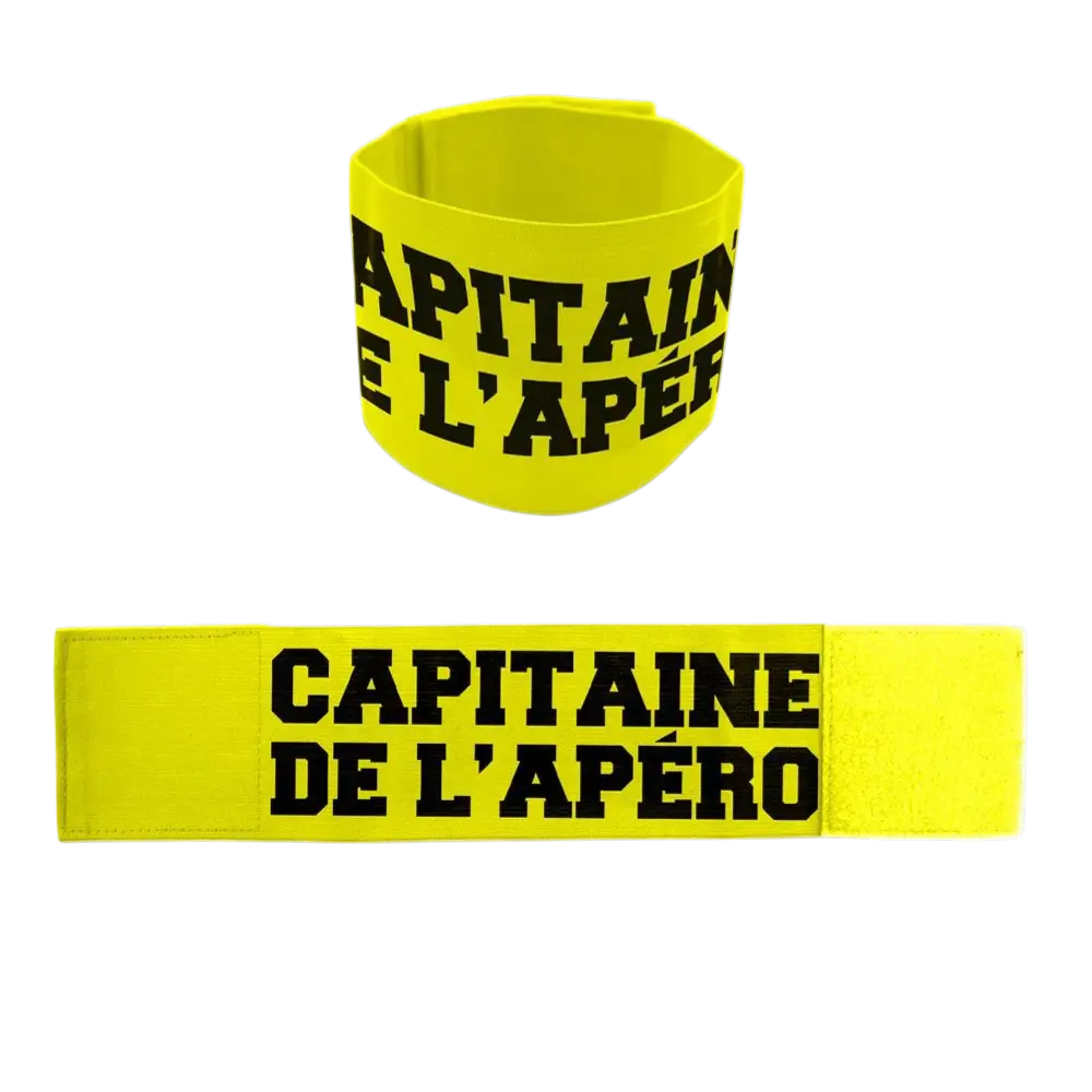 Captain of the Aperitif" Yellow Armband - EVG and Evening Accessory