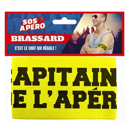 Captain of the Aperitif Yellow Armband - EVG and Evening Accessory