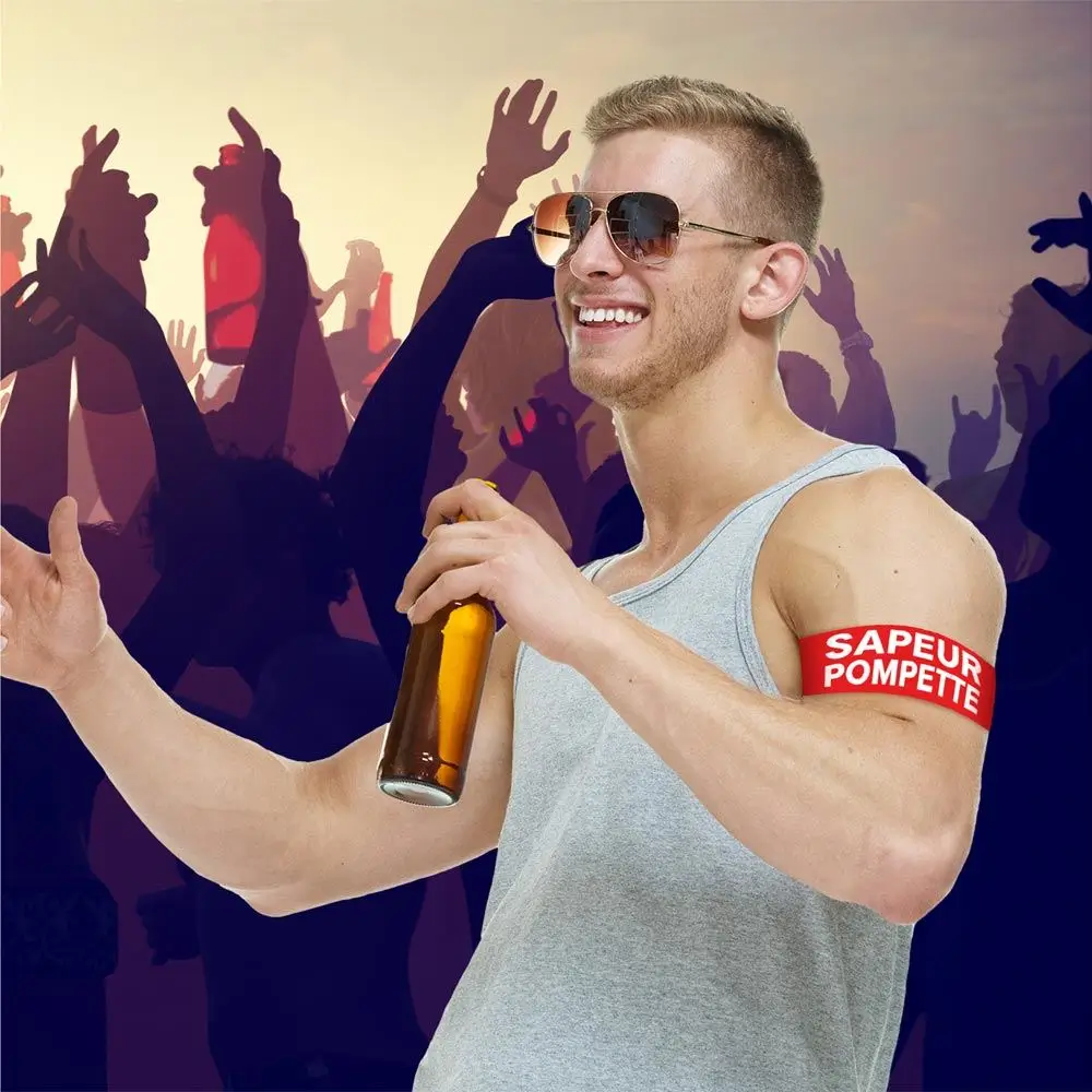Sapeur Pompette" Aperitif armband - Funny Birthday and Party Accessory