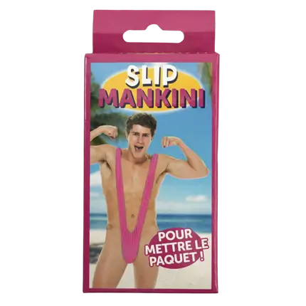 Pink Mankini Briefs Borat Style - EVG and Party Disguise