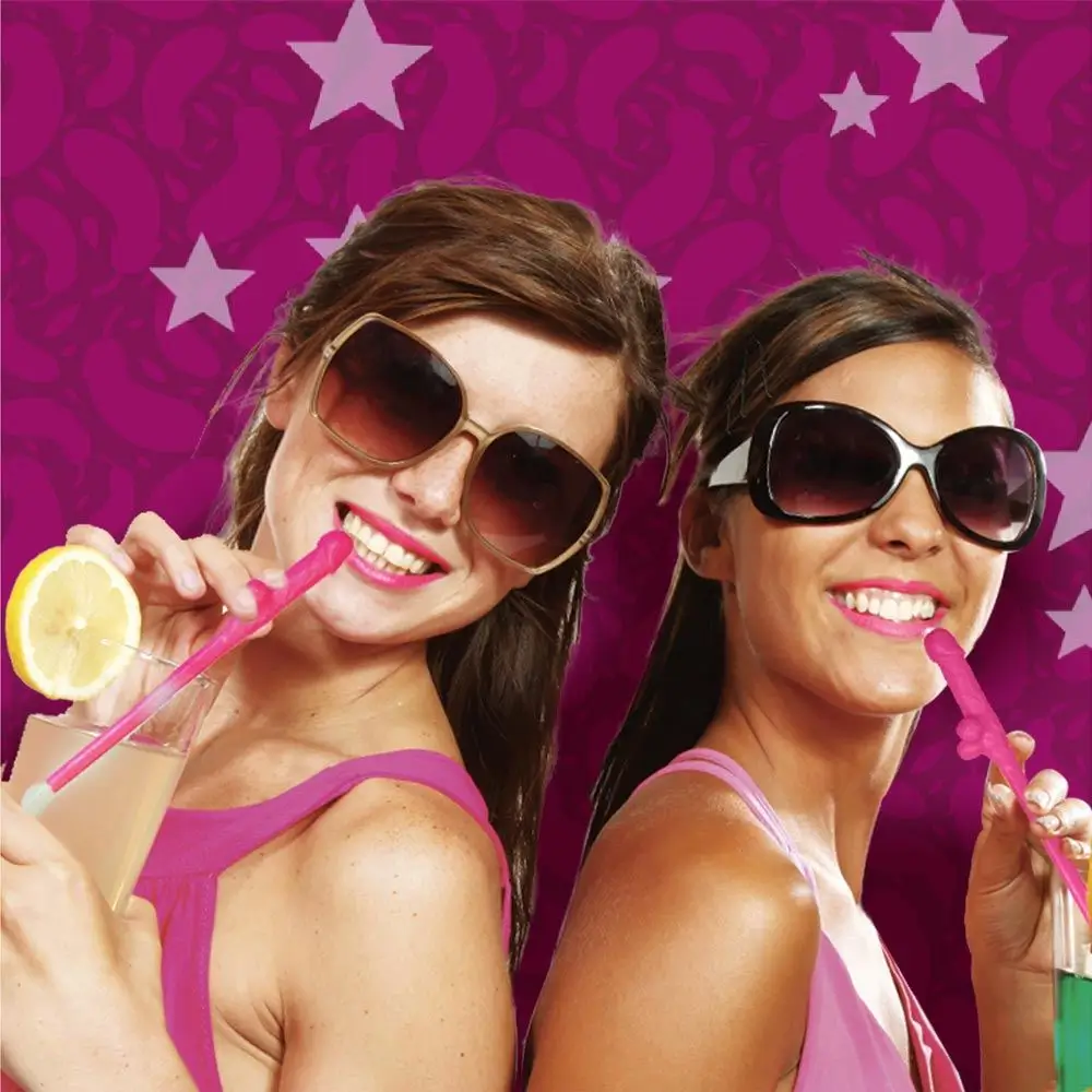 Pack of 10 Zizi Straws - Adult birthday and EVP accessory