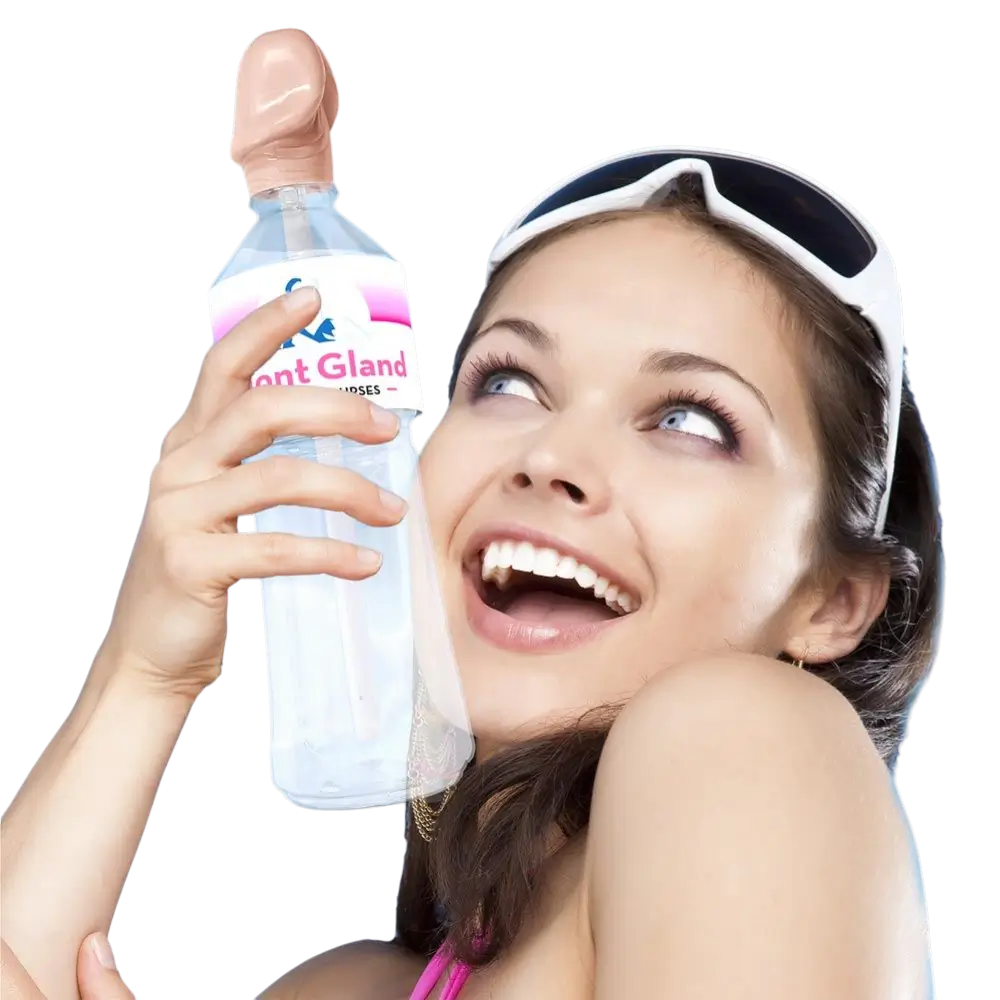 Water bottle acorn mount fun accessory humoristic