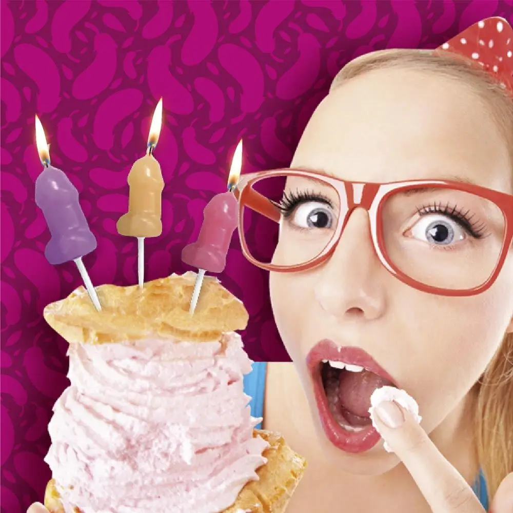 Pack of 6 birthday candles Zizi - Cake decoration EVE