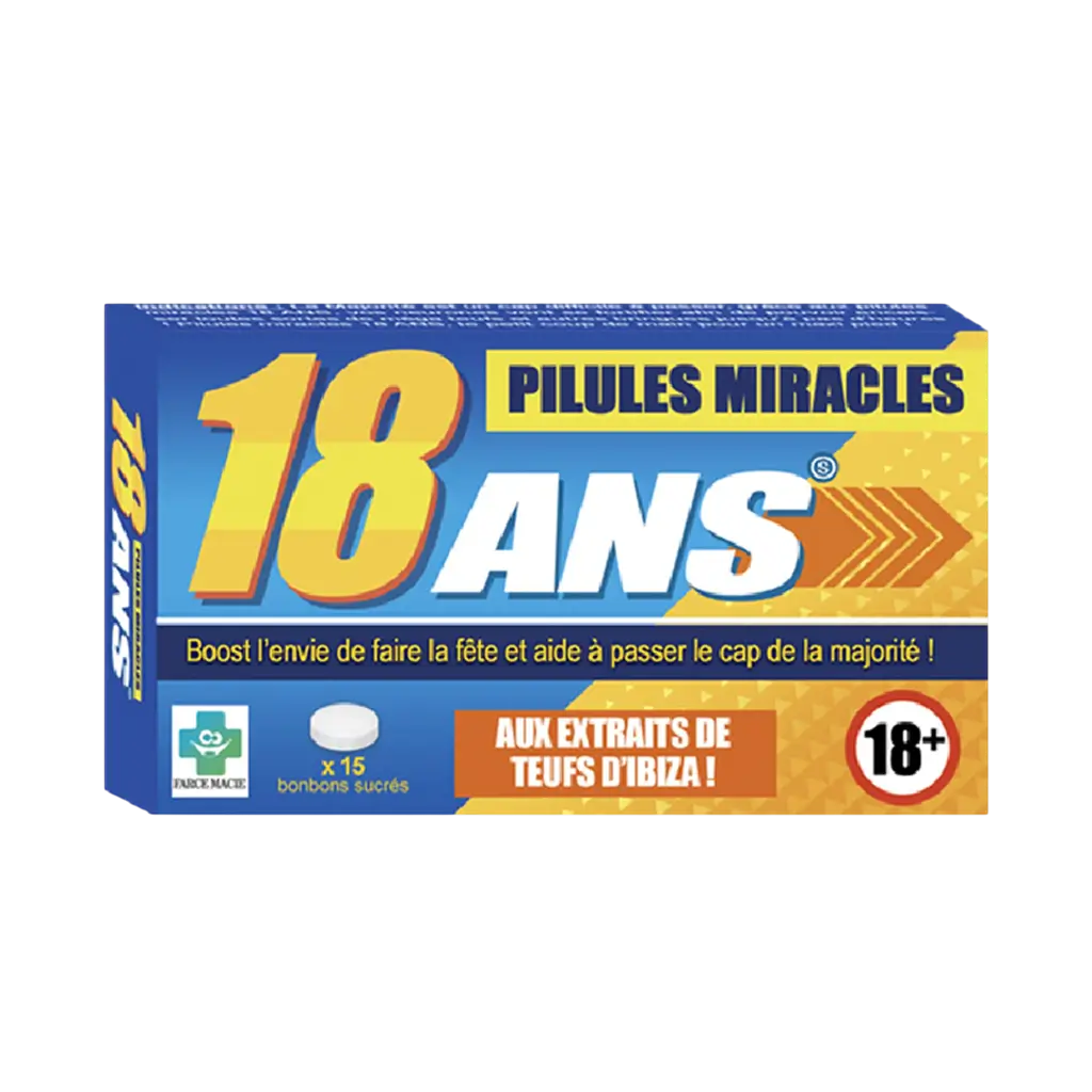 18 Year Old Miracle Pills - Majority Birthday Gift Idea