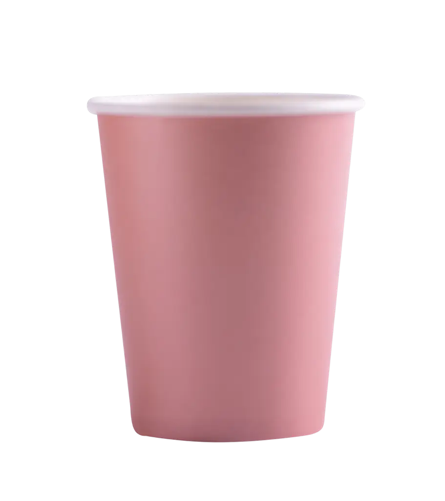Paper Cups 20 cl Pastel Pink – Disposable Party Cups