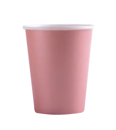 Paper Cups 20 cl Pastel Pink – Disposable Party Cups