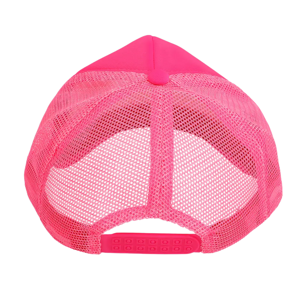 Fluorescent party and fancy dress cap - Fluorescent pink