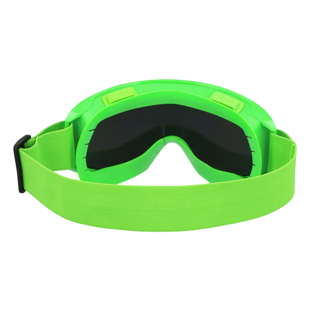 Ski goggles for parties and fancy dress - Fluorescent green
