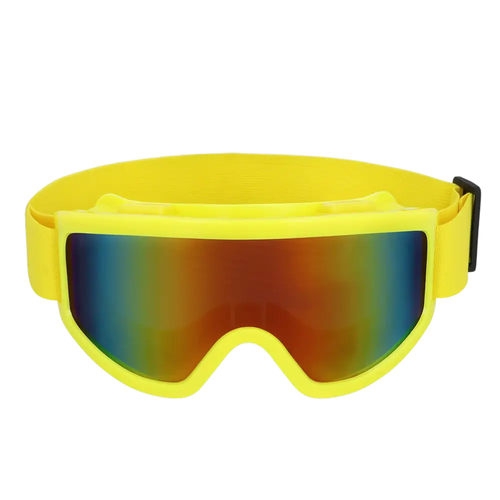 Ski goggles for parties and fancy dress - Fluorescent yellow