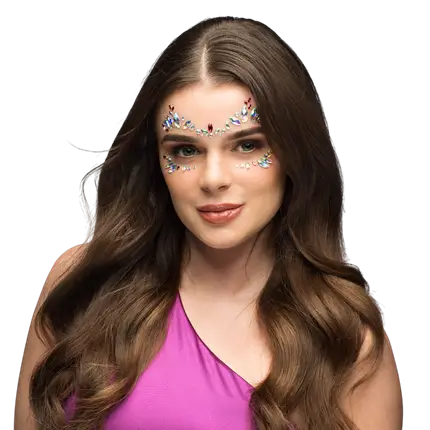 Florence adhesive face rhinestones