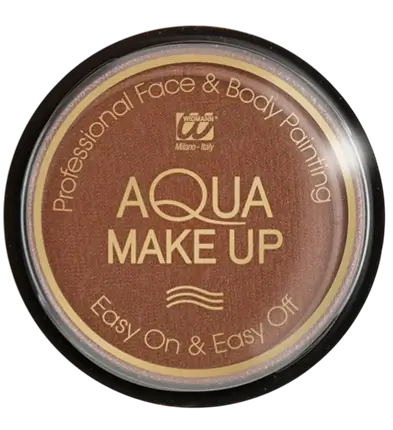 Brown Water Face Makeup - Aqua Makeup 10 ml - Birthday Carnival Halloween Supporter