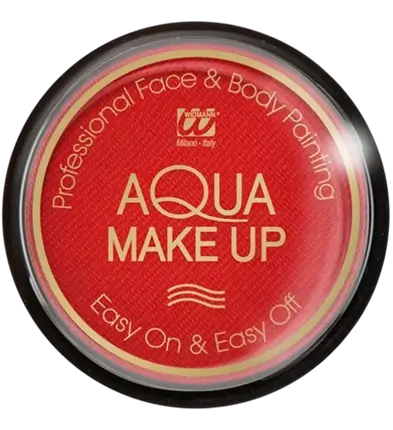 Red Water Face Makeup - Aqua Makeup 10 ml - Birthday Carnival Halloween Supporter
