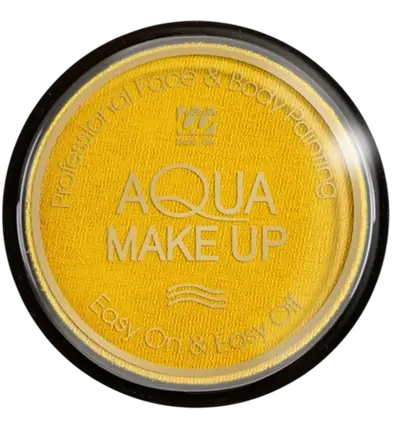 Yellow Water Face Makeup - Aqua Makeup 10 ml - Birthday Carnival Halloween Supporter