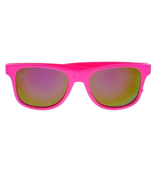80s neon pink glasses - Revo effect mirror lenses