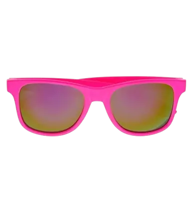 80s neon pink glasses - Revo effect mirror lenses