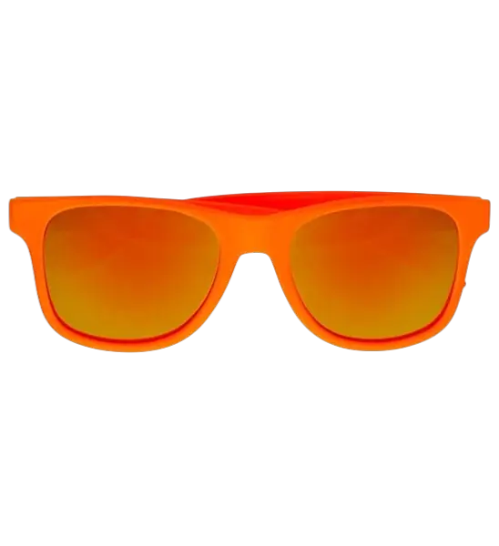 80s neon orange sunglasses - Revo effect mirror lenses