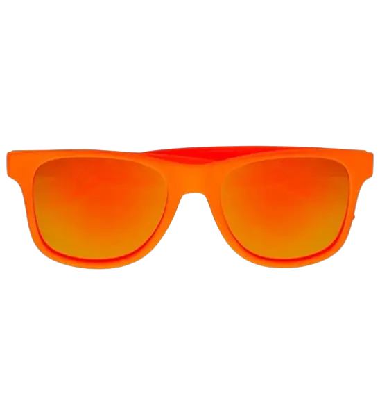 80s neon orange sunglasses - Revo effect mirror lenses