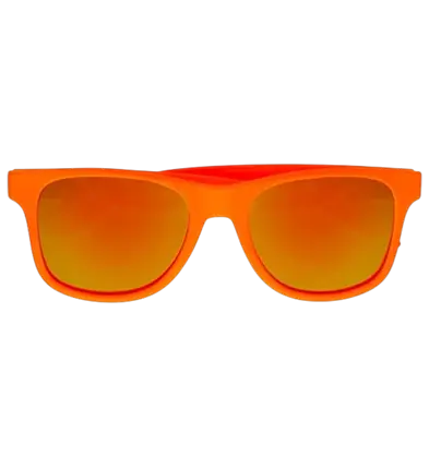 80s neon orange sunglasses - Revo effect mirror lenses