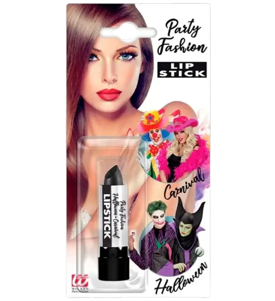Black Lipstick - Halloween Carnival Face Makeup - 6 ml