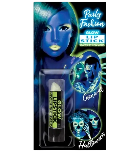 Fluorescent UV Lipstick - Halloween Carnival Face Makeup - 6 ml