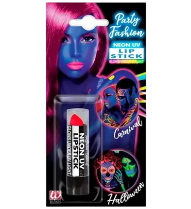 Lipstick Fluorescent Pink UV - Halloween Carnival Face Makeup - 6 ml