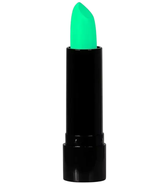 UV Fluorescent Green Lipstick - Halloween Carnival Face Makeup - 6 ml