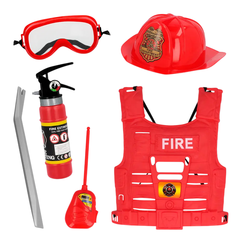 Children's Firefighter Disguise Kit - Costume Accessories