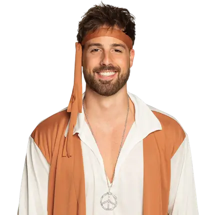 Peace Hippie necklace - Collier Symbole Paix Années 60