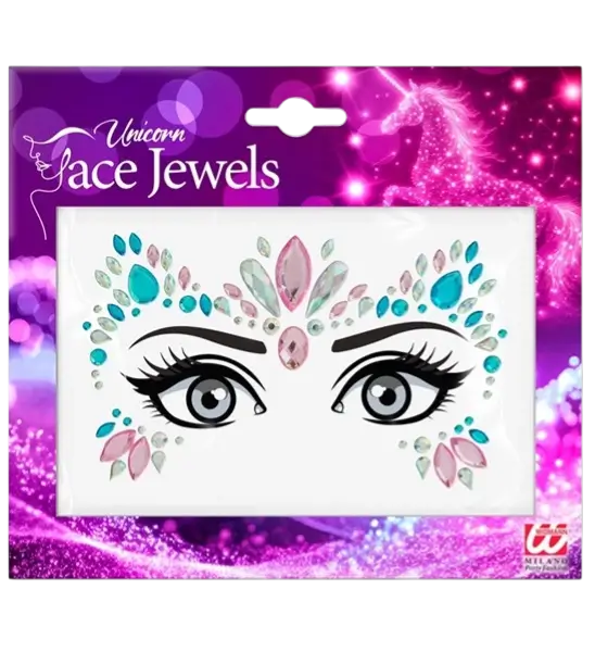 Bijoux Visage Licorne - Strass Face Child