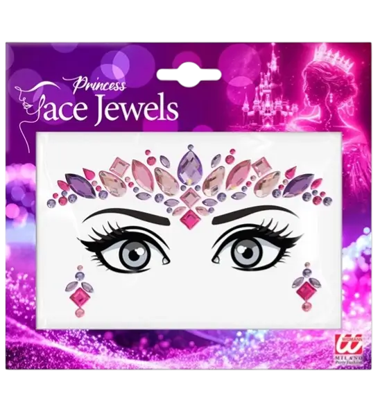Princess Face Jewellery - Strass Carnaval Enfant