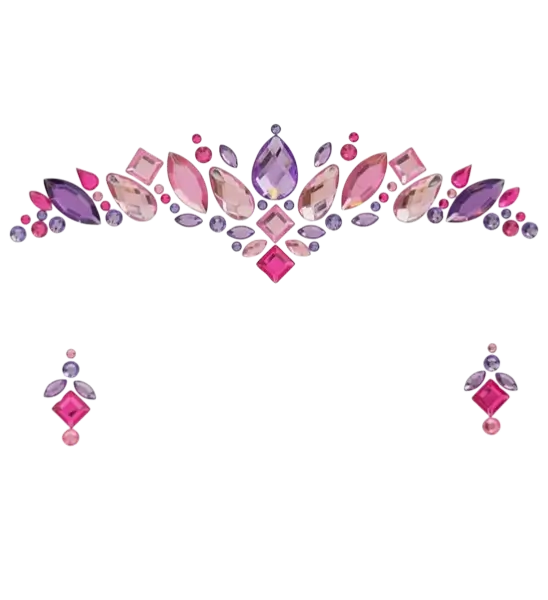 Princess Face Jewellery - Strass Carnaval Enfant