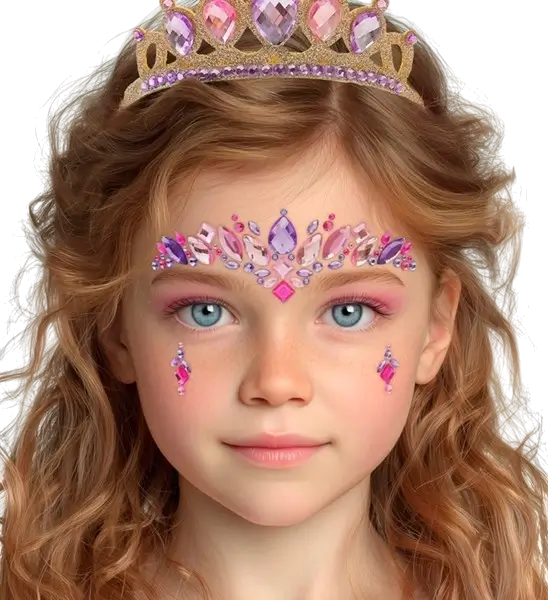 Princess Face Jewellery - Strass Carnaval Enfant
