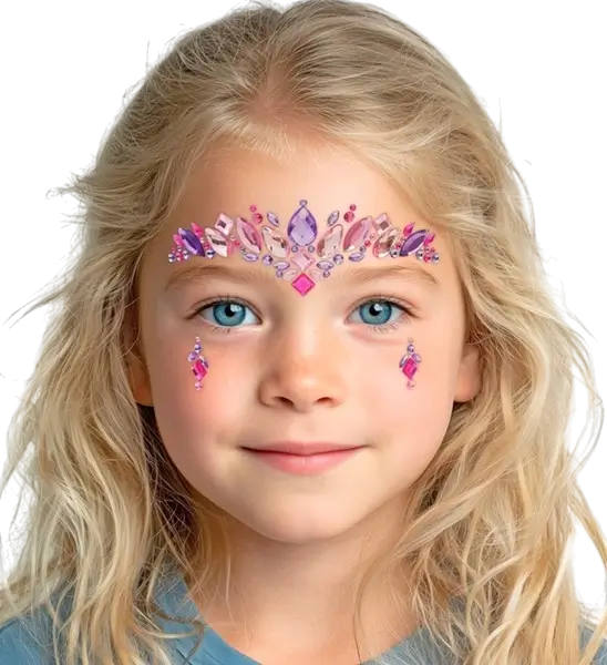 Princess Face Jewellery - Strass Carnaval Enfant