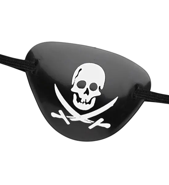 Pirate eye patch - Accessoire Déguisement Pirate