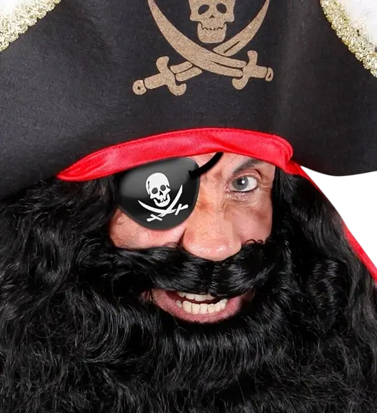 Pirate eye patch - Accessoire Déguisement Pirate
