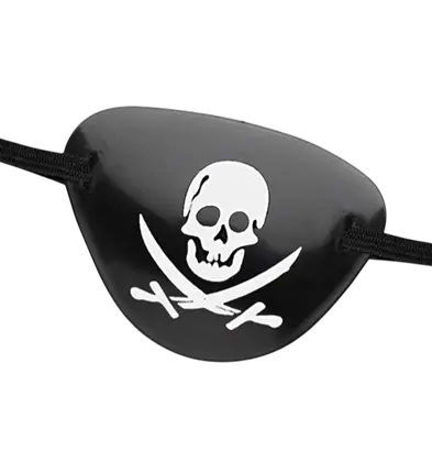 Pirate eye patch - Accessoire Déguisement Pirate