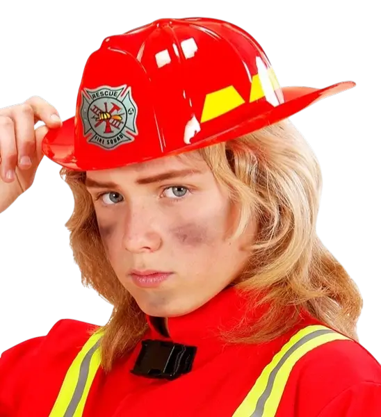 Child Plastic Firefighter Helmet - Disguise Accessory
