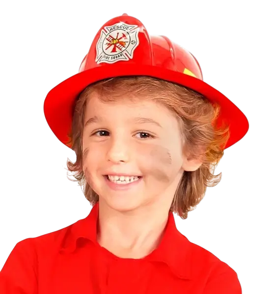 Child Plastic Firefighter Helmet - Disguise Accessory