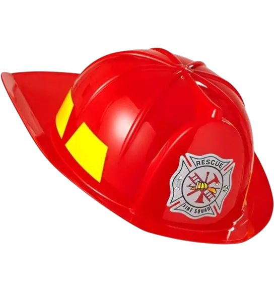 Child Plastic Firefighter Helmet - Disguise Accessory