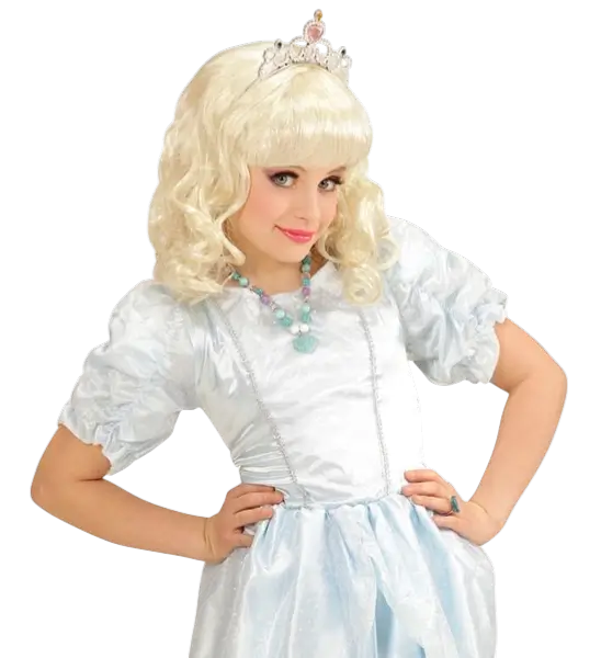 Coloured Pearl Necklace with Blue Strass Heart