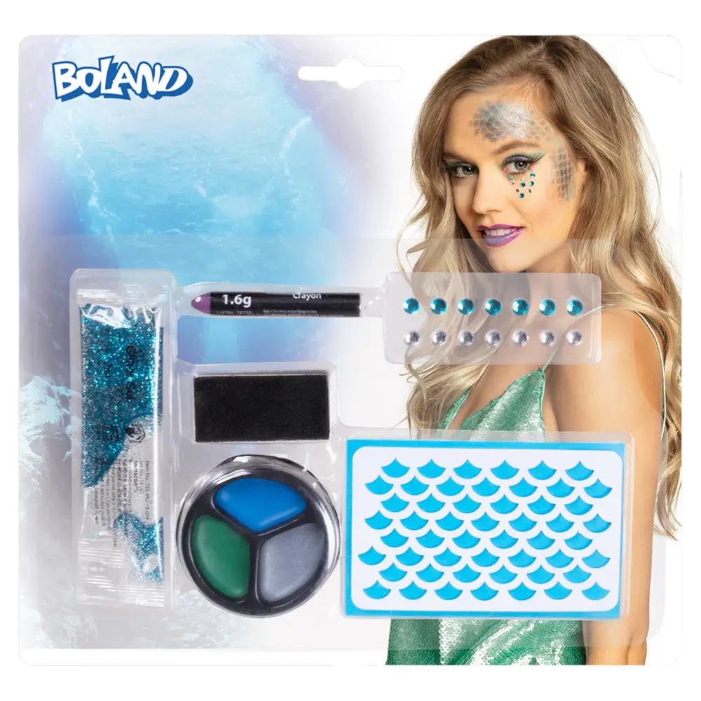 Children's Mermaid Make-Up Kit - Carnival & Party Make-Up